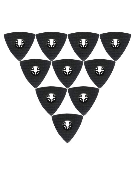 XXGO 10 Pcs Almohadillas de Lijado Triangulares 80mm