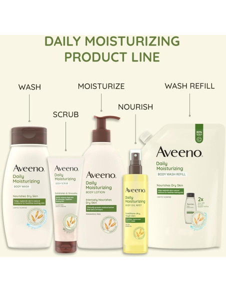 Acondicionador Hidratante Diario Spray Aveeno 198.5 ml Piel Seca