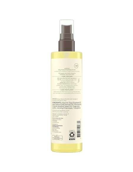 Acondicionador Hidratante Diario Spray Aveeno 198.5 ml Piel Seca