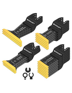 18 Cuchillas Oscilantes de Titanio EXKRAEFT para Multiherramientas