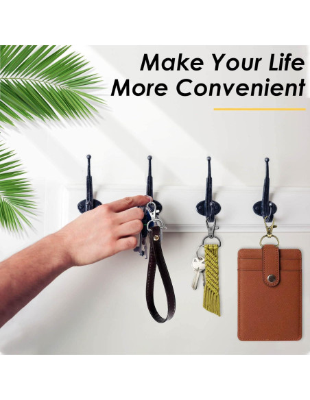 Ganchos de Clip Giratorios Anezus 80 Piezas 2.54 cm Multicolor