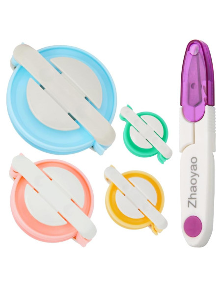 Set de Makers de Pompones Zhaoyao 4 Tamaños con Tijeras Set de Makers de Pompones Zhaoyao 4 Tamaños con Tijeras