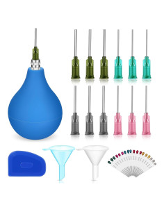 Juego de Herramientas de Cerámica Dandat 34 Pcs Azul