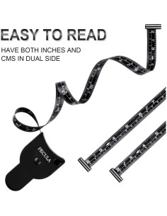 Cinta Métrica Corporal PECULA 152.4 cm con Pin de Bloqueo 2