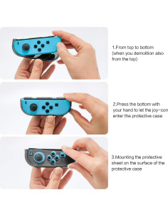 Funda Protectora Dockable HEATFUN para Nintendo Switch - Negro 2