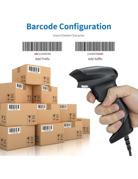 Escáner de Código de Barras NETUM NT-M1 USB 1D de Mano