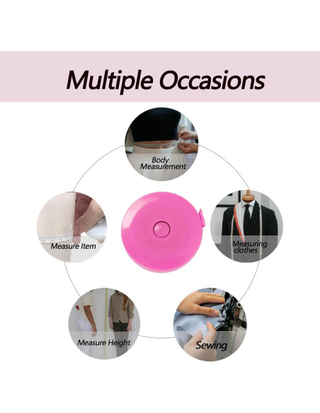 Paquete de 3 Cintas Métricas Retráctiles 1.5m Doble Cara Paquete de 3 Cintas Métricas Retráctiles 1.5m Doble Cara