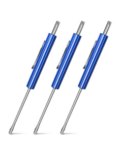 Mini Destornillador de Bolsillo Silginnes - Paquete de 3 - Acero