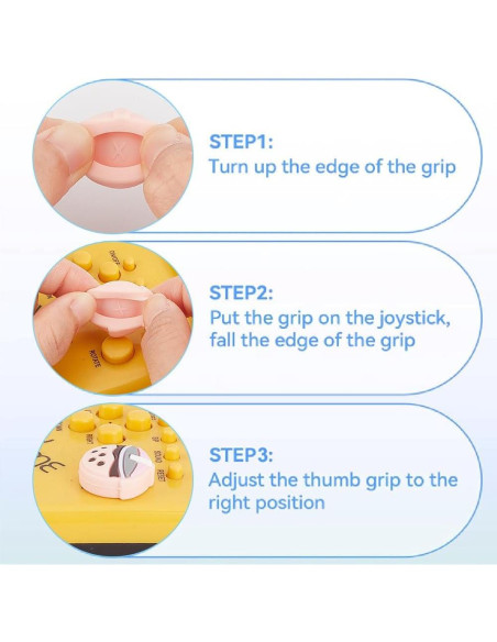 Agarraderas de Pulgar GORGECRAFT para Switch OLED Lite 4Pcs
