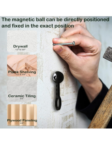 2 Piezas Buscador de Estudio Magnético CANIPHA 12.25 kg