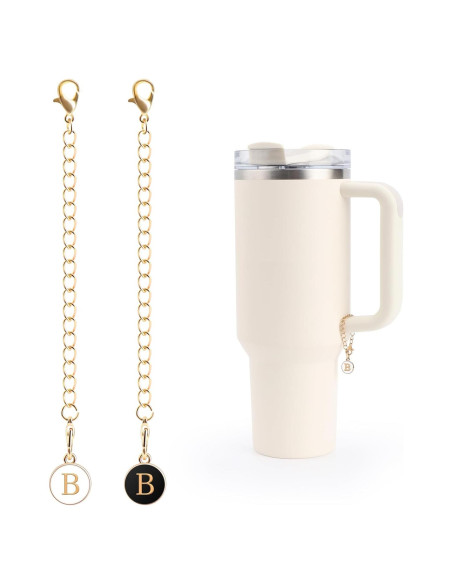 2PC Encantos de Letra para Tazas Stanley y Hydro Flask