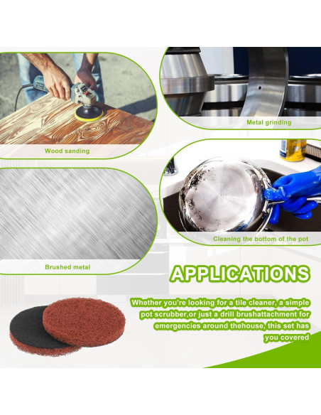 Juego de 16 almohadillas de limpieza Bosch 65mm rojas