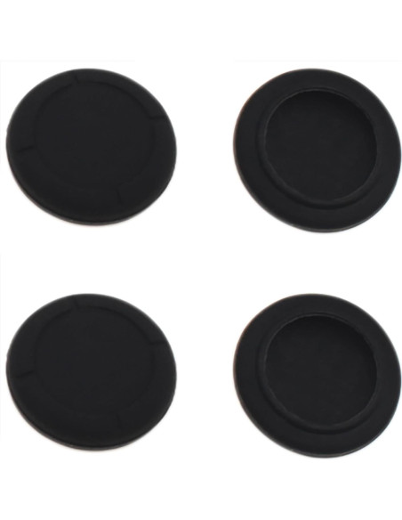 4 Tapas de Repuesto para Joystick LBTODH Negro para Nintendo Switch
