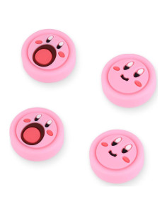 Agarradores de Pulgar DLseego para Switch y Lite - Rosa