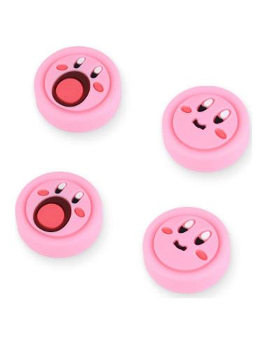 Agarradores de Pulgar DLseego para Switch y Lite - Rosa