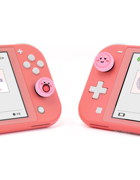 Agarradores de Pulgar DLseego para Switch y Lite - Rosa