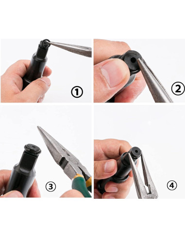 5 Juegos de Anillos de Retención 1/2" TUZkozs - Acero Aleado