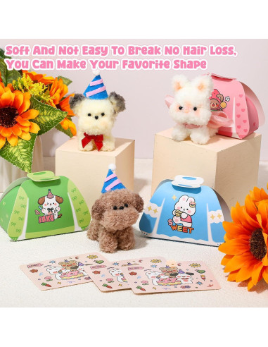 Kit de Manualidades Foilswirl 37 Pcs Limpiapipas DIY Fiesta