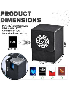 Caja de Barajas Infinity Guard para MTG - 200+ Cartas sin Fundas 2