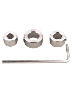 Juego de Collar de Detención ROOCBIT Acero Inoxidable 304 3 Piezas