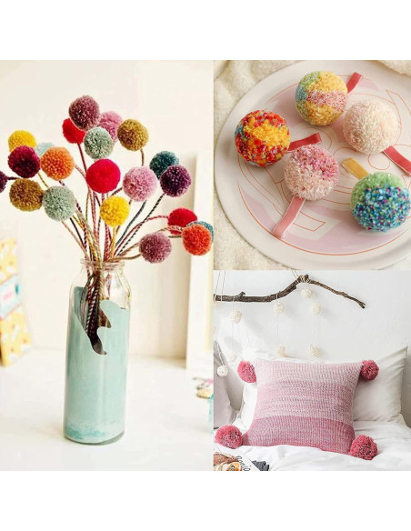 Fabricador de Pompoms EFly 4 Piezas 3.5-9 cm Manualidades