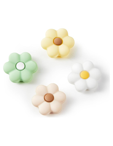 Tapas de agarre para pulgar Cozy Daisy para Nintendo Switch - 4PCS