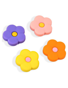 Tapas de agarre DLseego para Joy-Con Switch Lite OLED - Flor 1