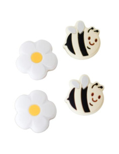 Agarres para Pulgar Joycon StickieTech - Abeja y Margarita