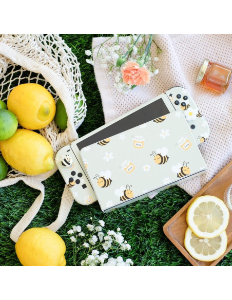 Agarres para Pulgar Joycon StickieTech - Abeja y Margarita