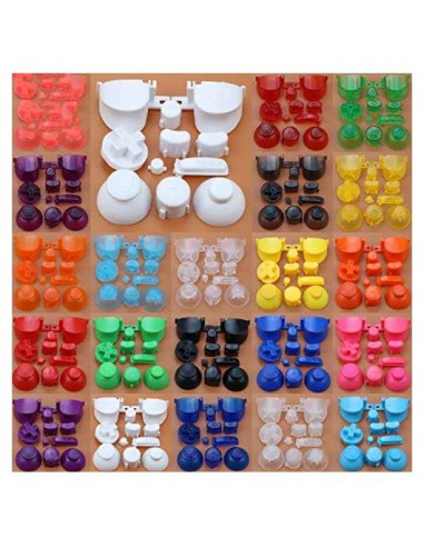 Kit de Reemplazo 11 en 1 Botones Gamecube ABXYZ Verde Claro