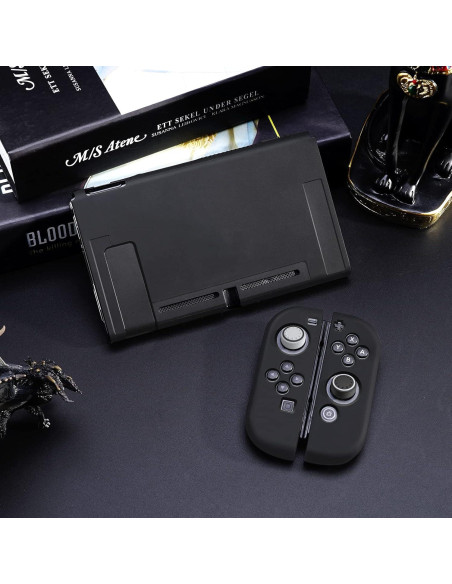 Funda Protectora JINGDU para Nintendo Switch 2017, TPU Negro