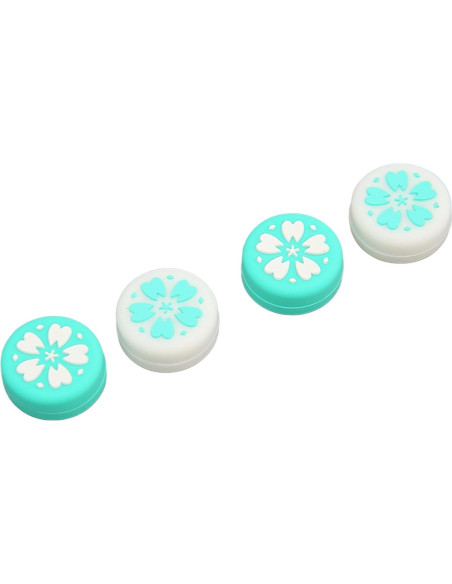 Agarres de Pulgar Antideslizantes Yoidesu para Switch - 4 Pcs Azul