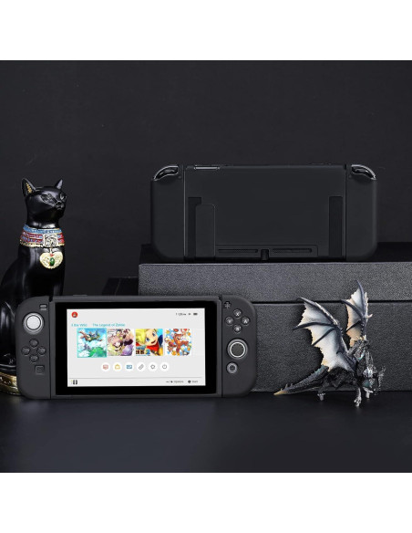 Funda Protectora JINGDU para Nintendo Switch 2017, TPU Negro