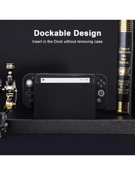 Funda Protectora JINGDU para Nintendo Switch 2017, TPU Negro