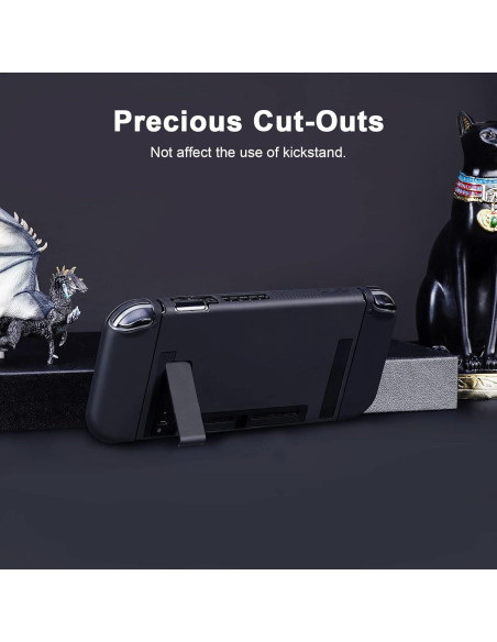 Funda Protectora JINGDU para Nintendo Switch 2017, TPU Negro