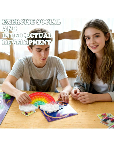 Set de Juguetes Antiestrés QETRABONE 4 Pcs para Alivio