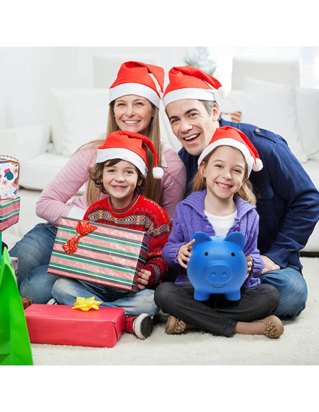 Banco de Cerdito Irrompible Grneric RXZ1 Azul para Niños