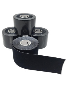 Cinta de Kinesiología Flash-Aid 5,08 cm x 4,88 m Negra
