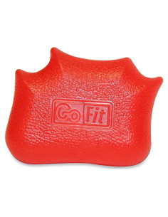 Agarre de Gel GoFit para Fortalecimiento Firme Rojo