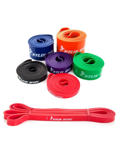 Banda de Resistencia KYLIN SPORT 15-35LBS Rojo 104cm