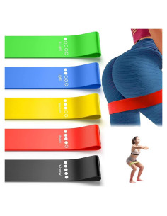 Juego de Bandas de Resistencia VLoxPm - 5 Niveles para Fitness