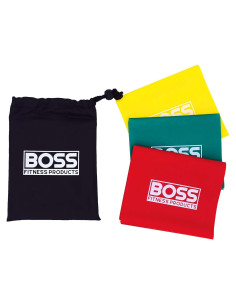 Bandas de Resistencia BOSS FITNESS - Juego de 3 Niveles