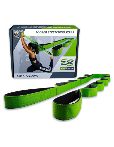 Correa de Estiramiento No Elástica EverStretch 2.07m Verde