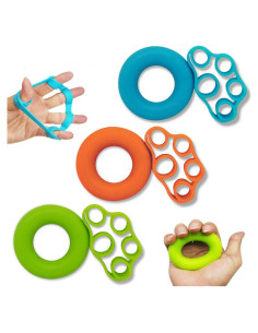 Fortalecedor de Agarre de Mano HSP-HSWITI - 6 Piezas Silicona