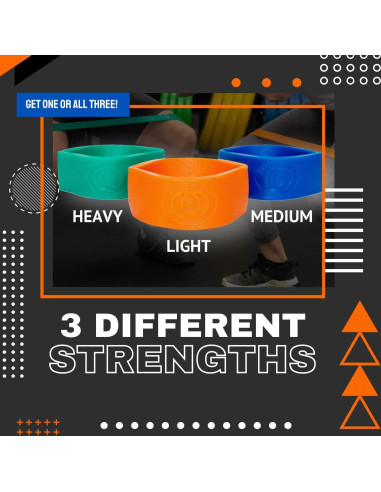 Banda de Resistencia Profesional Banda Platinum Azul Media