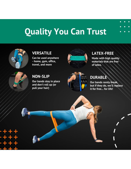 Banda de Resistencia Profesional Banda Platinum Azul Media