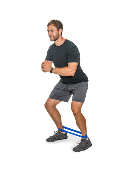 Banda de Resistencia Profesional Banda Platinum Azul Media