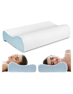 Almohada Ergonómica Pwperry Espuma Viscoelástica 60x35cm