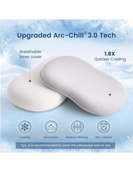 Almohada de Enfriamiento Elegear con Resortes M Gris