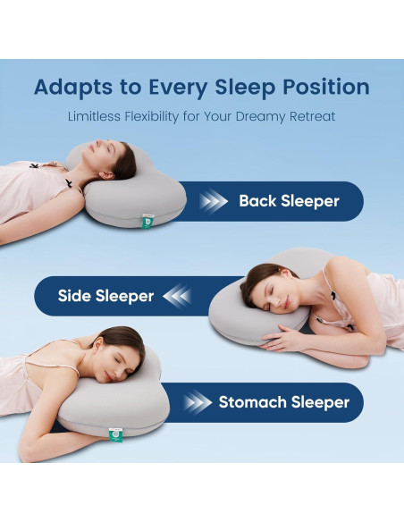 Almohada de Enfriamiento Elegear con Resortes M Gris